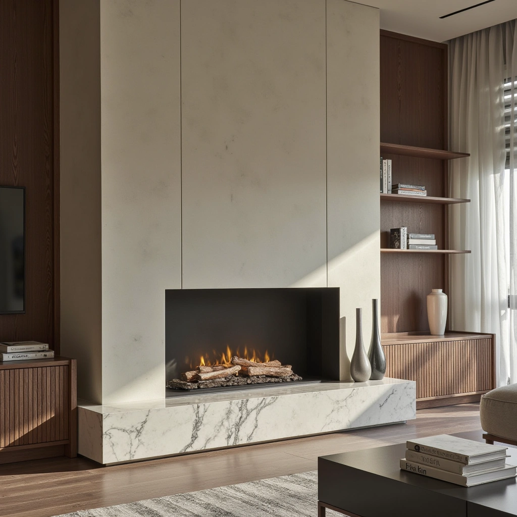 15. Statement Fireplace