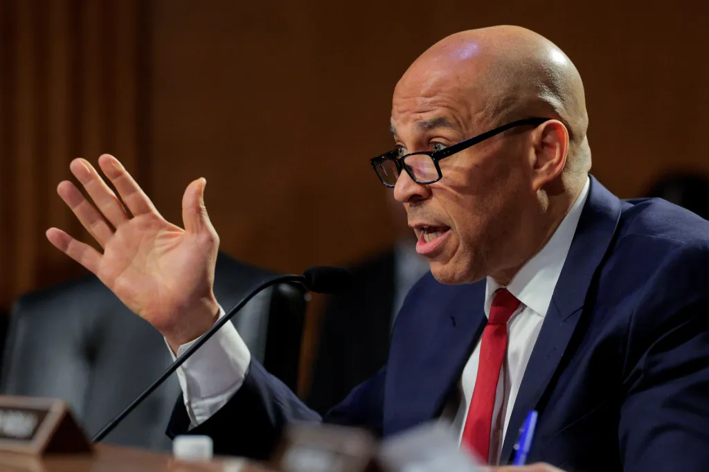 Cory Booker Criticizes Paramount and Warner Bros Discovery Merger Settlement