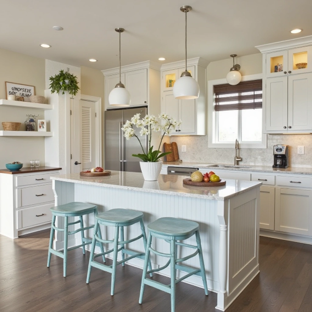 Countertops with a Beachy Vibe