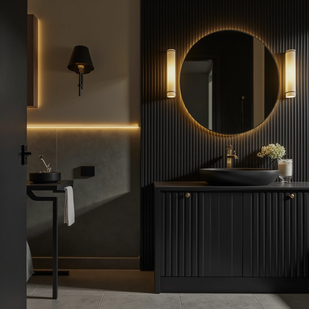 The Allure of Black and Gold Bathroom Decor