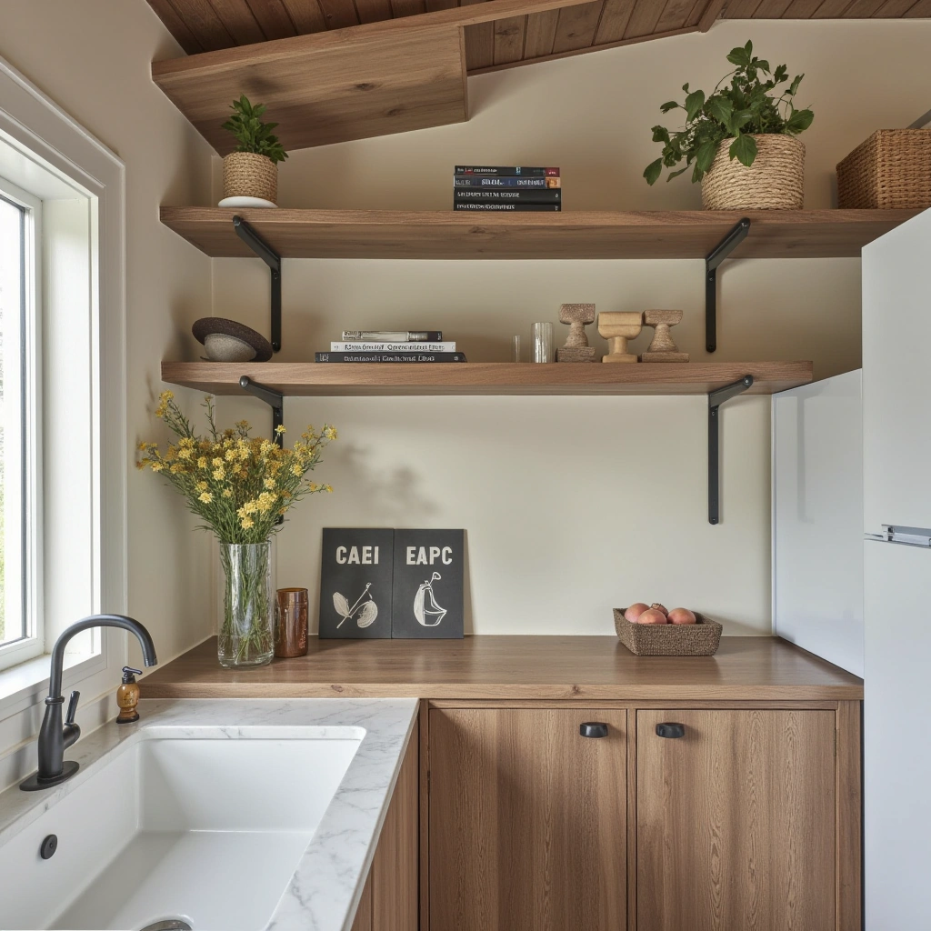 7. Open Shelving and Storage