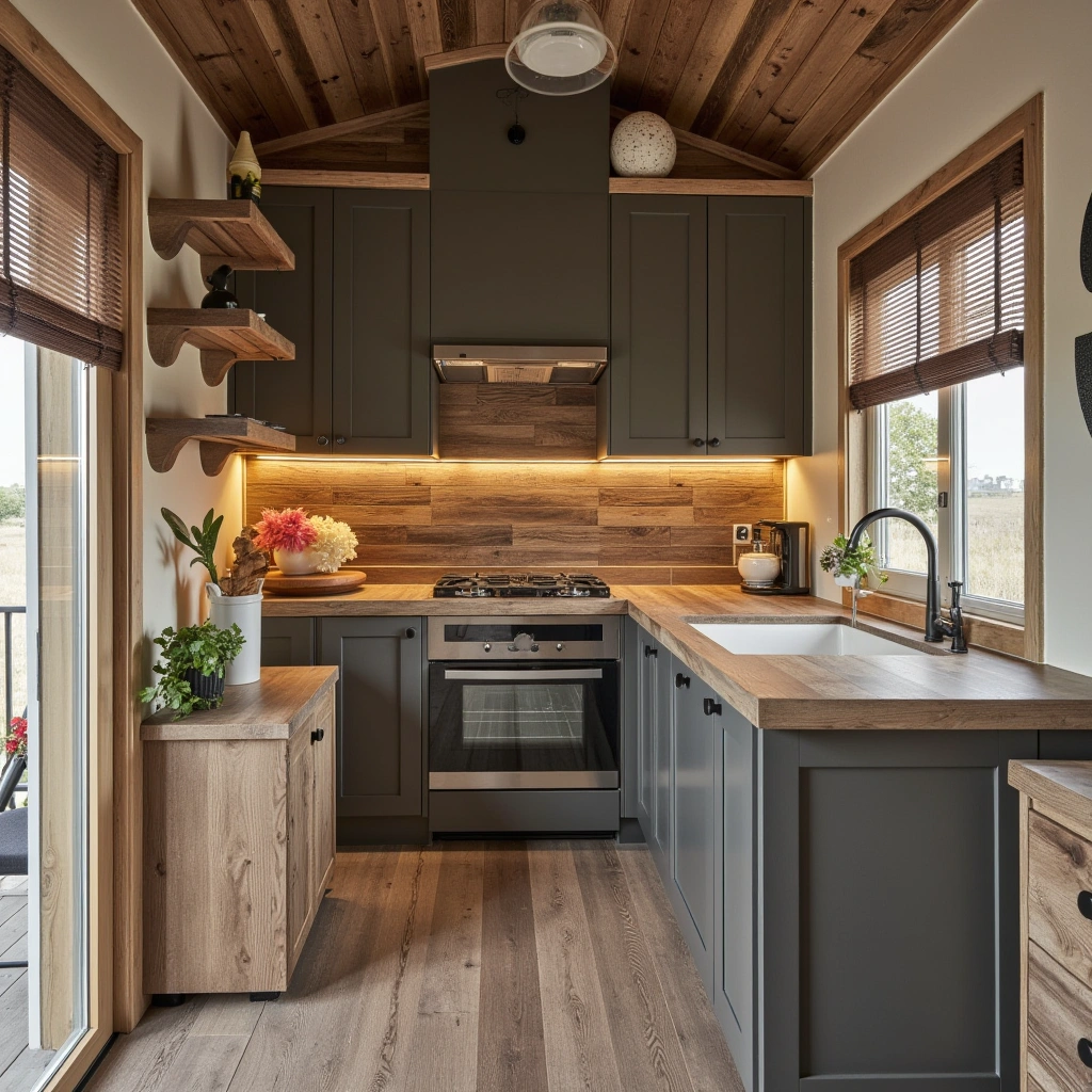 8. Reclaimed Wood Accents