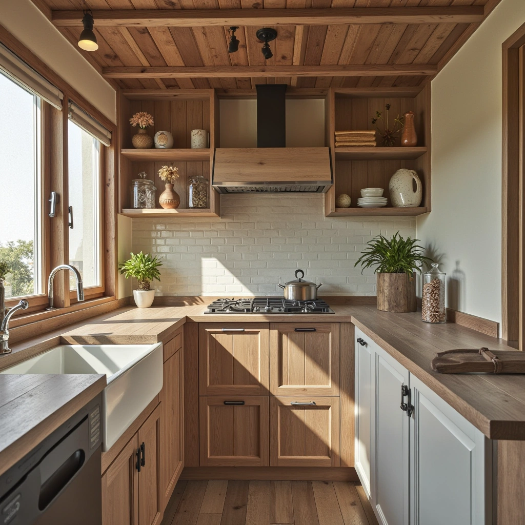 9. Farmhouse-Style Kitchen
