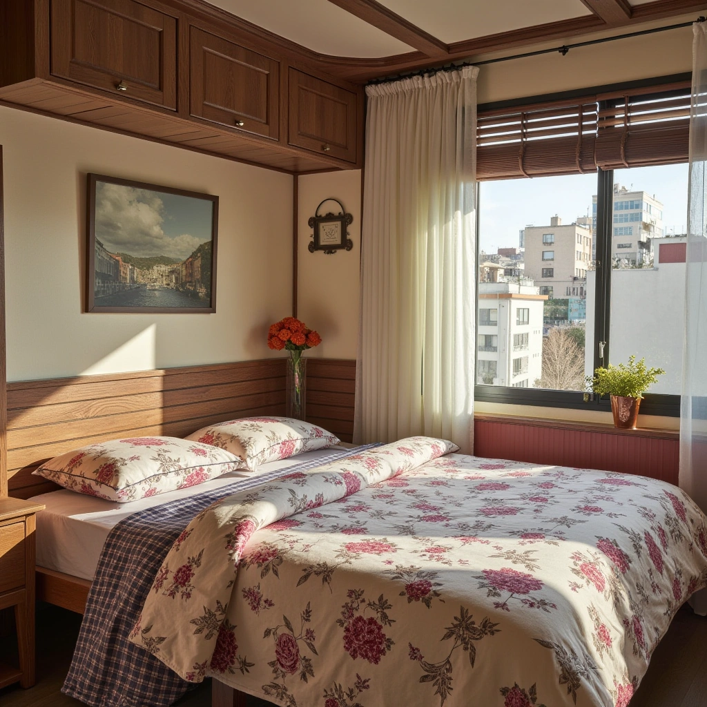 13. Vintage Bedding for a Comfortable Night's Sleep
