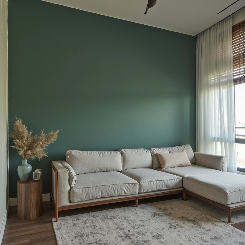 The Beauty of Blue and Green Minimalist Living Rooms